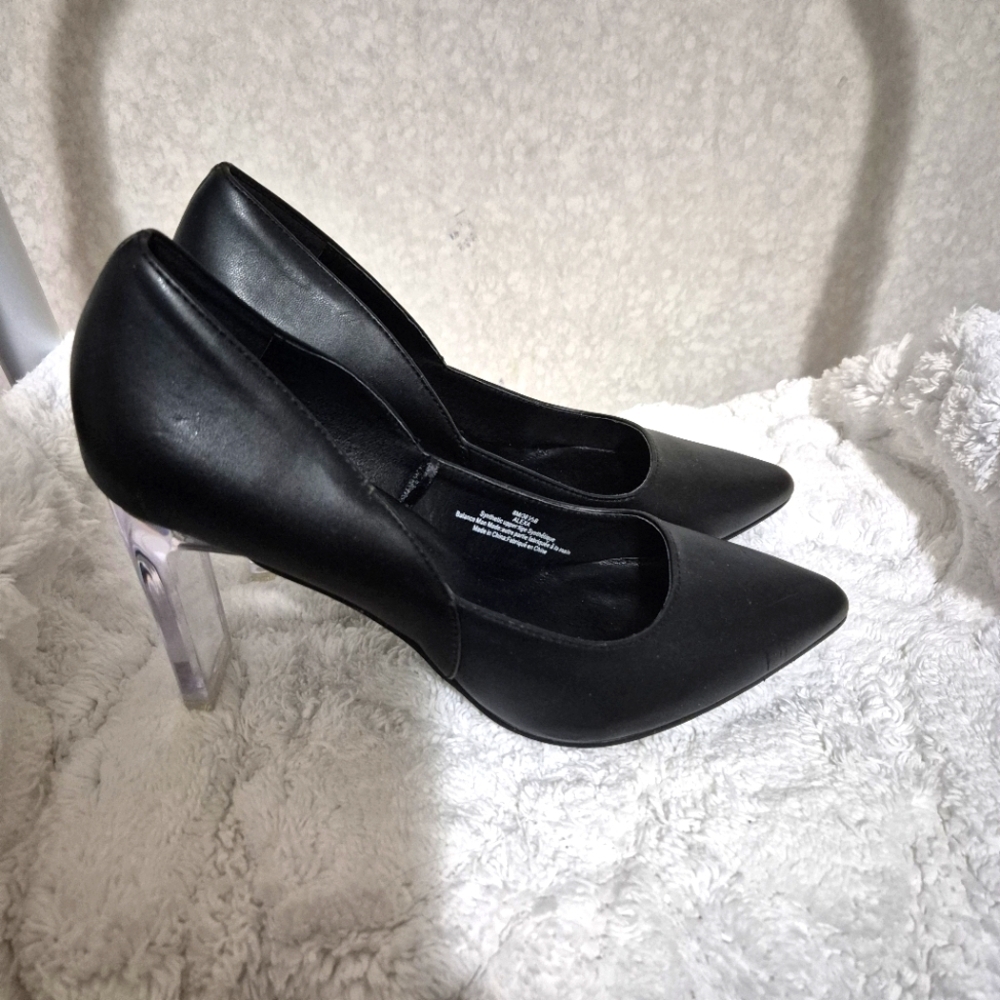 MARC NEW YORK  Elegant Black Women's Heels...CLEAR HEELS ...SIZE:8M - Picture 12 of 12
